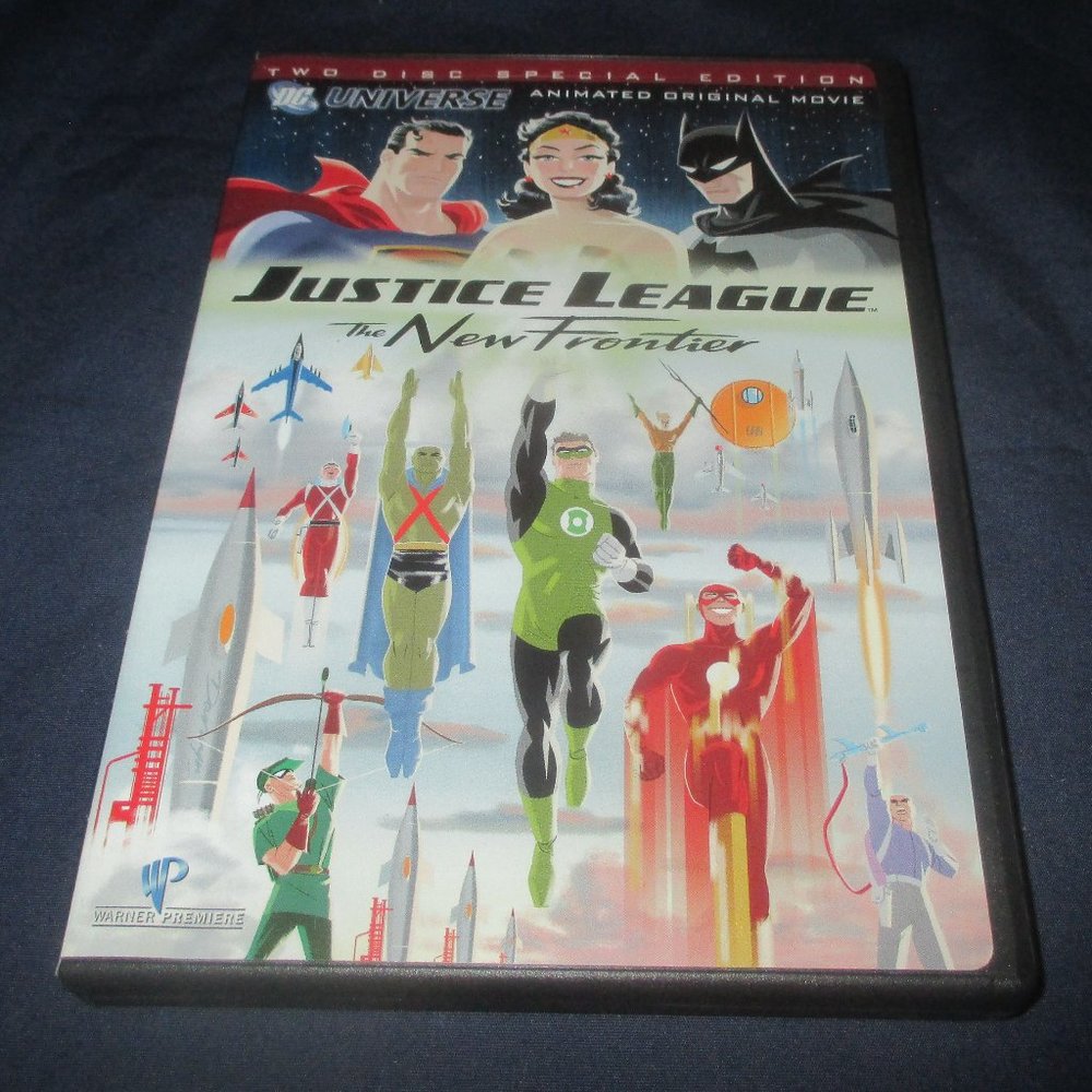 Justice League: The New Frontier (DVD, 2008, 2-Disc Set, Widescreen) Animated